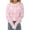 White, variant on Tnhcen Women's Pink Heart Print Sweater Soft Acrylic Knit Top Loose Fit Casual Wear Round Neck Long Sleeve Pullover Cute Valentine's Day Design Warm Winter Comfort S-XL