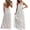 White#18, variant on Yteetum Summer Dresses for Women Sleeveless Boho Print Tie Shoulder Spaghetti Strap Backless Cami Dresses Sundress Casual Solid Loose Comfy Travel Vacation Beach Dress
