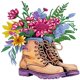 thumbnail image 1 of 5D DIY Kit Con Forma Especial Parcial Ramo Botas Del, 1 of 9