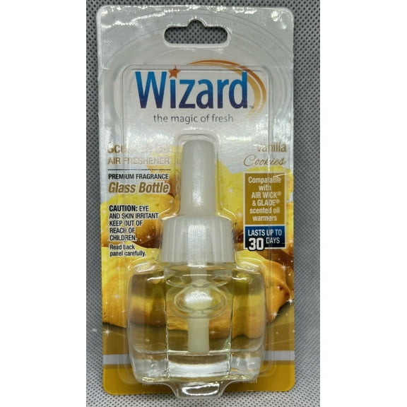 Wizard  the Magic of Fresh Scented Oil Air Freshener Vanilla Cookies