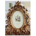 thumbnail image 5 of Hongchun Vintage Picture Frame 4x6 Inch, Oval Antique with Glass Front golden, 5 of 5