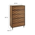 thumbnail image 7 of Vespera 5-Drawer Chest Walnut, 7 of 7