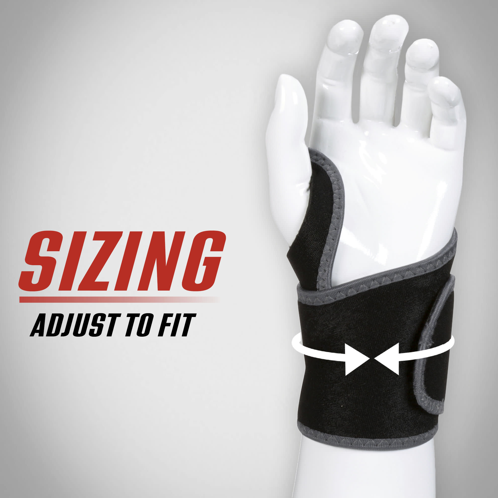 ACE Brand Adjustable Wrist Support Brace, Black photo 5
