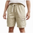 thumbnail image 3 of NOLDARES Toddler Boys Athletic Basketball Shorts Baby Boy Soccer Shorts Summer Clothes for Holiday(Khaki,9-10 Years), 3 of 5