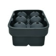thumbnail image 5 of Mainstays, Ice Cube Tray, 2 Pack Silicone Ice Cube Tray Grey, Square & Sphere Combo, 2 pack, perfect for chilled drink preparation, 5 of 7