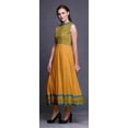 thumbnail image 3 of Bimba Honey Orange2 Damask Indian Kurtis For Women Solid Readymade Anarkali Dress Printed Indian Kurti XX-Large, 3 of 6