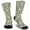 Labrador Retriever and Dog Paw, variant on Boxer and Dog Paw Print White Men's Mid-calf Crew Socks, Everyday Trainer Socks with Reinforced Heel & Toe, Moisture Wicking Gifts Ideas for Holiday Birthday Gifts