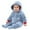 Blue, variant on Infant Soft Bodysuit With Hood Winter Warm Lined Romper For Baby Boys Cozy Outfit Full Coverage 18 24 Months Boy Preemie Clothes Boys Dinosaur Baby Boy Set Long Sleeve Shirts 2 Years Black 6-9 Months