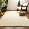 thumbnail image 2 of Super Soft Faux Rabbit / Mink Fur Solid Area Rug, 2 of 7