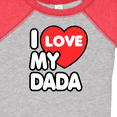 thumbnail image 4 of Inktastic I Love My Dada Boys or Girls Baby Bodysuit, 4 of 5
