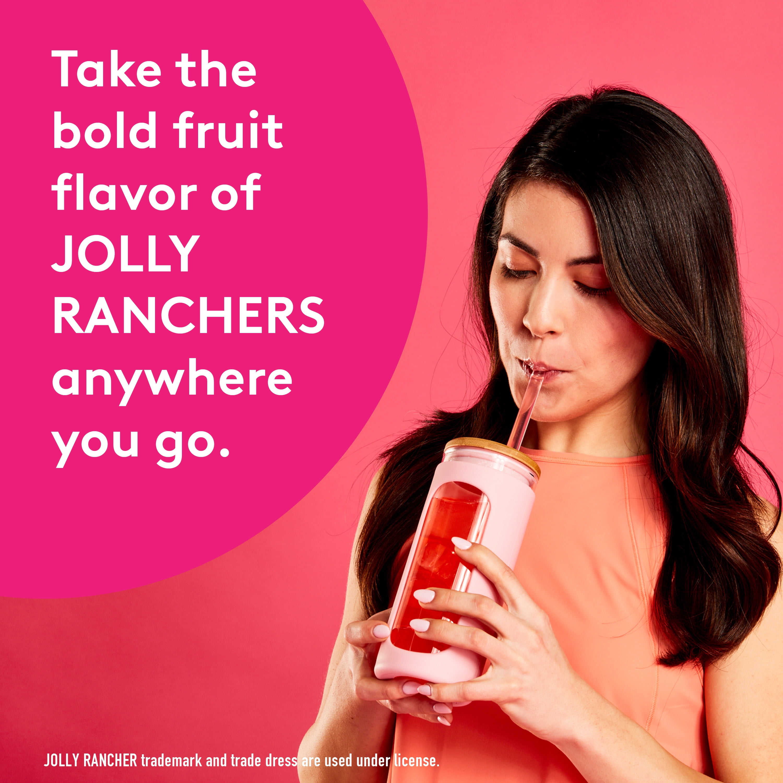 (3 pack) Jolly Rancher Watermelon Sugar-Free Singles To Go Powdered Drink Mix, 6 Count Packets