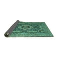 thumbnail image 2 of Ahgly Company Indoor Rectangle Medallion Turquoise Blue Traditional Area Rugs, 3' x 5', 2 of 4
