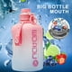 thumbnail image 4 of Botella de agua deportiva, botella de agua de 2,2 L, botella deportiva grande con asa, sin BPA, muy adecuada para deportes y actividades al aire libre, 4 of 6