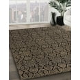 thumbnail image 3 of Ahgly Company Machine Washable Indoor Rectangle Abstract Dark Almond Brown Area Rugs, 8' x 10', 3 of 7