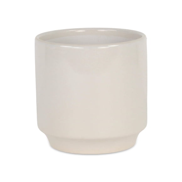 Maceta de Cerámica Cheungs Elegora Grande Blanco Roto