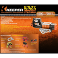 thumbnail image 3 of Keeper 4,500 Pound Electric Winch 1.5 Horsepower 12 Volt Off Road Vehicle, 3 of 3