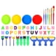 thumbnail image 2 of XWSHYW Juguetes para Niños Pequeños Arte para Niños y 48 Pinceles de Esponja para Pintar, Kits de Pintura para Niños, Bricolaje Temprano, 2 of 6