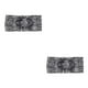 thumbnail image 4 of Qarigey Diadema de ganchillo Estampado de leopardo floral Diadema deportiva Banda ancha para el sudor Diademas de alta elasticidad para Pitón 2Conjunto, 4 of 6