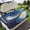 Dark Blue Gray Blue Light Yellow, variant on Golf Cart Seat Covers for 2 Seater, Blue Yellow Abstract Soft Microfiber Cart Seat Towel Blanket, Modern Oil Painting Art Absorbent Breathable Non Slip Bench Seats Protector for Golf Course 51"x31"