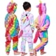 thumbnail image 2 of Kids Onesie Flannel Pajamas Cartoon Animal Figure Costume With Hood Winter Home Suit zhangyuxiang LED, 2 of 2