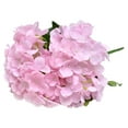 thumbnail image 2 of SMKE Faux Latex Real Touch Fake Hydrangea,14" Pink Hydrangea Bouquet For Centerpieces Table Setting,Artificial Hydrangea Desk Decor,Fake Bloom,Wedding Bouquet Decor,Hyper Realistic Hydrangeas, 2 of 7