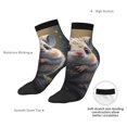 thumbnail image 6 of Sigee Cute Fat Ball Branch for Crew Soft Moisture-wicking Socks ,Cushion Moisture Wicking Boot Socks for Men and Women, 6 of 7