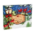 thumbnail image 1 of Christmas Lamp Post LED Canvas 20"x16", 1 of 7