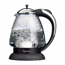 Capresso H2O Plus Glass Water Kettle (48 oz, Chrome)