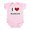 Petal Pink, variant on CafePress - I Love Mangos Infant Creeper - Baby Light Bodysuit, Size Newborn - 24 Months