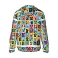 thumbnail image 4 of Xecao Cute Dogs Collage for Sun Shirt-A lightweight, hoodie-style long-sleeve UV protection garment designed for other outdoor activities., 4 of 9