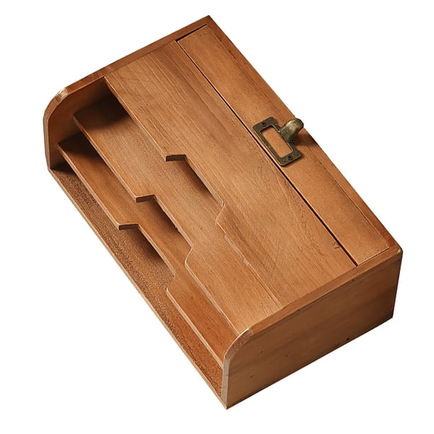 Organizador De Escritorio De Madera, Organizador De Escritorio, Estante De Almacenamiento, Pulido Fino, Mantiene El Escritorio Limpio Para Almacenar Notas