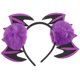 thumbnail image 1 of Accesorio para Halloween, decoración para el cabello de Halloween, diadema divertida con murciélago diablo, accesorio para el cabello, 1 of 6