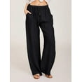 thumbnail image 2 of Verano y otoño nueva ropa casual de mujer en Europa, América y Europa pantalones casuales de cáñamo de algodón sueltos grandes, 2 of 4