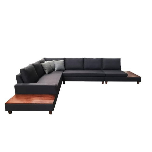 Sala Modular Kessa Muebles Prince Gris Claro