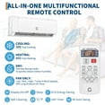 thumbnail image 3 of SEER 18.5 12000BTU 230V Mini Split Air Conditioner | Energy-Efficient Inverter AC System with WiFi, Remote Control & Easy Installation Kit for Rooms Up to 750 Sq.Ft, 3 of 8