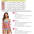 thumbnail image 6 of Womens Sexy Swimwear Funny Ghosts Halloween 2 Pcs Push-up Halter Tie Swimsuit/Bathing/Bikini Set, Large, 6 of 6