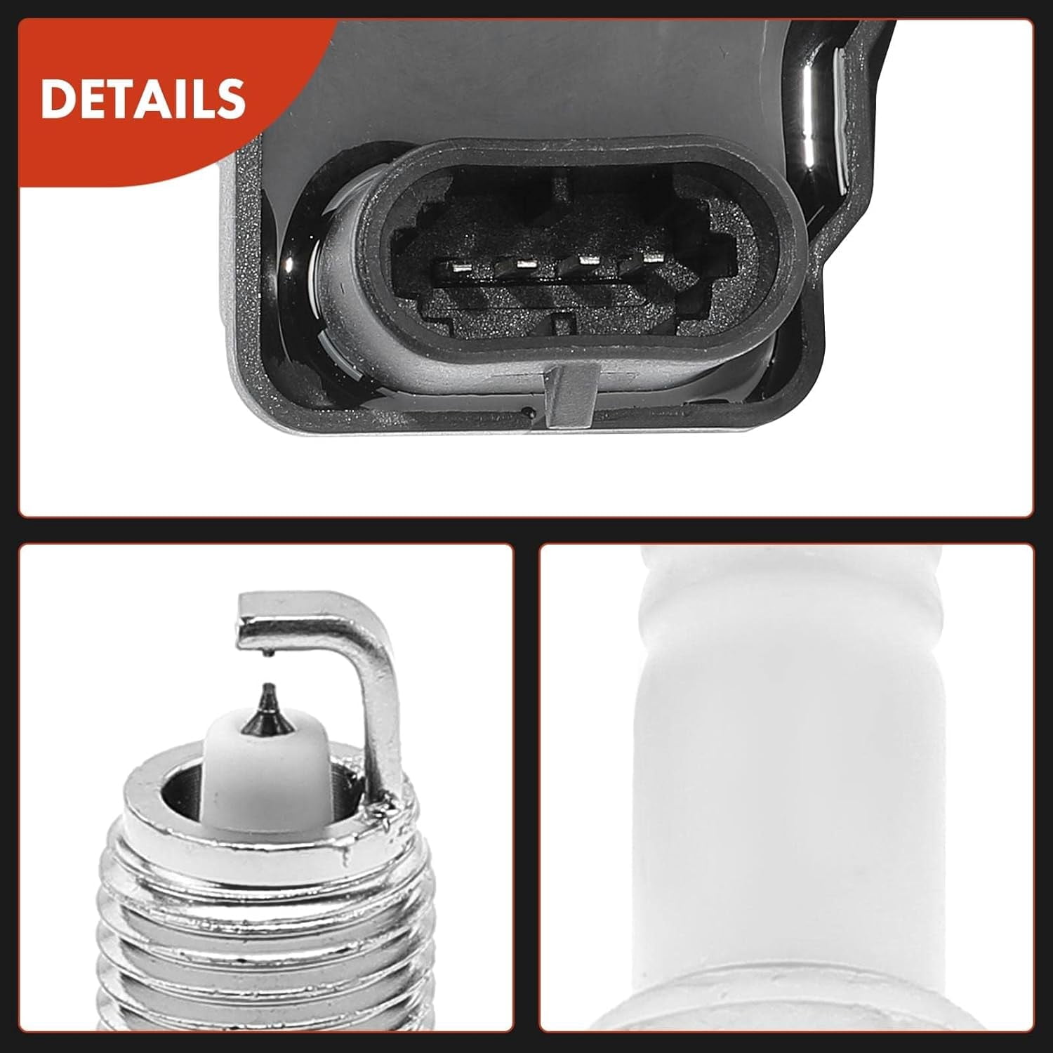 A-Premium Set of 4 Ignition Coil Pack and Iridium Spark Plugs Compatible with Toyota Camry 2018-2020 2.5L, RAV4 2019-2020 2.5L, Corolla 2020 1.8L, Replace# 90919C2009, 90919A2009