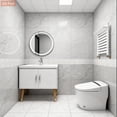 thumbnail image 5 of Peel and Stick Waterproof Border Wall Decor Removable Self Adhesive PVC Vintage Tiles Sticker Wallpaper for Kitchen Bathroom Mirror, 4"x118", 5 of 9