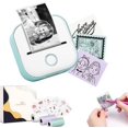 thumbnail image 1 of LNGOOR Print Pod  Print Pods Mini Printer  Pocket Mini Printer  Mini Pocket Sticker Printer Inkless Sticker Printer for DIY Scrapbook  Fast Printing Portable Mini Thermal Printer (Full Gr, 1 of 8