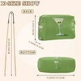 thumbnail image 4 of FORMRS Women Crossbody Purse with Chain Strap Vegan Leather Shoulder Handbag, Green Martini Glass, 4 of 7