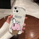 thumbnail image 3 of Funda bonita de dibujos animados S-Snoopys 3D Wave para iPhone 16 15 14 13 12 11 Pro Max Mini X XR XSMAX 8 7 6S Plus funda de silicona suave, 3 of 5