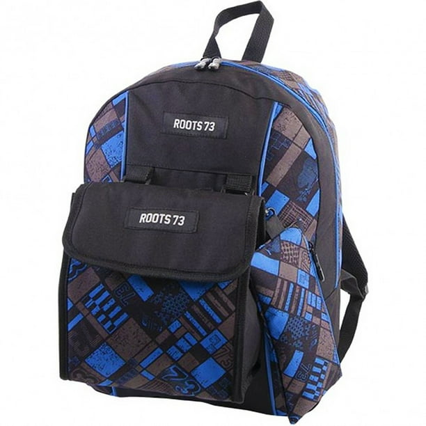 roots blue backpack