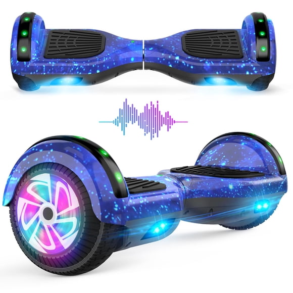 Patinete autoequilibrado VEVELINE con Bluetooth y luces LED