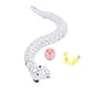 thumbnail image 1 of Serpiente de cascabel con control remoto por infrarrojos, juguete de serpiente robótica con pilas, juguete de broma de animales para niños, color blanco, 1 of 14