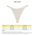 thumbnail image 4 of Bragas de tiro bajo, tanga de tiro bajo, ropa interior transpirable sin costuras, tangas sin costuras, uso conveniente, 4 of 5
