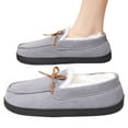 thumbnail image 4 of Gray Women Indoor Velvet Thick Fashionable Shoes For Fall And Winter Days With Outdoor Warm Short Tube And Soft Comfort, 4 of 8