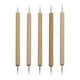thumbnail image 1 of Juego de 5 herramientas de trazado de doble punta, madera + acero, para modelar arcilla, cerámica y manualidades DIY, con agarre cómodo, 1 of 8