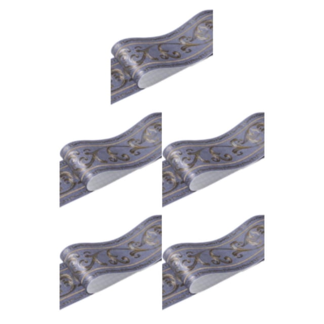 maskred Easy Maintenance High-end Wallpaper For Living Room Decor Waterproof Surface Blue Vine Flower 5Set