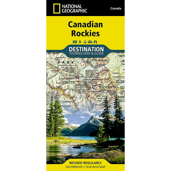 Canadian Rockies Destination Guide Map: 9781597755139