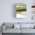 thumbnail image 2 of Canvas Wall Art - Janel Bragg 'Landscape in Green Gold and Pink II' Wall Art for Living Room, Bedroom, or Office Décor by Trademark Fine Art - 35 x 47 Inches, 2 of 4